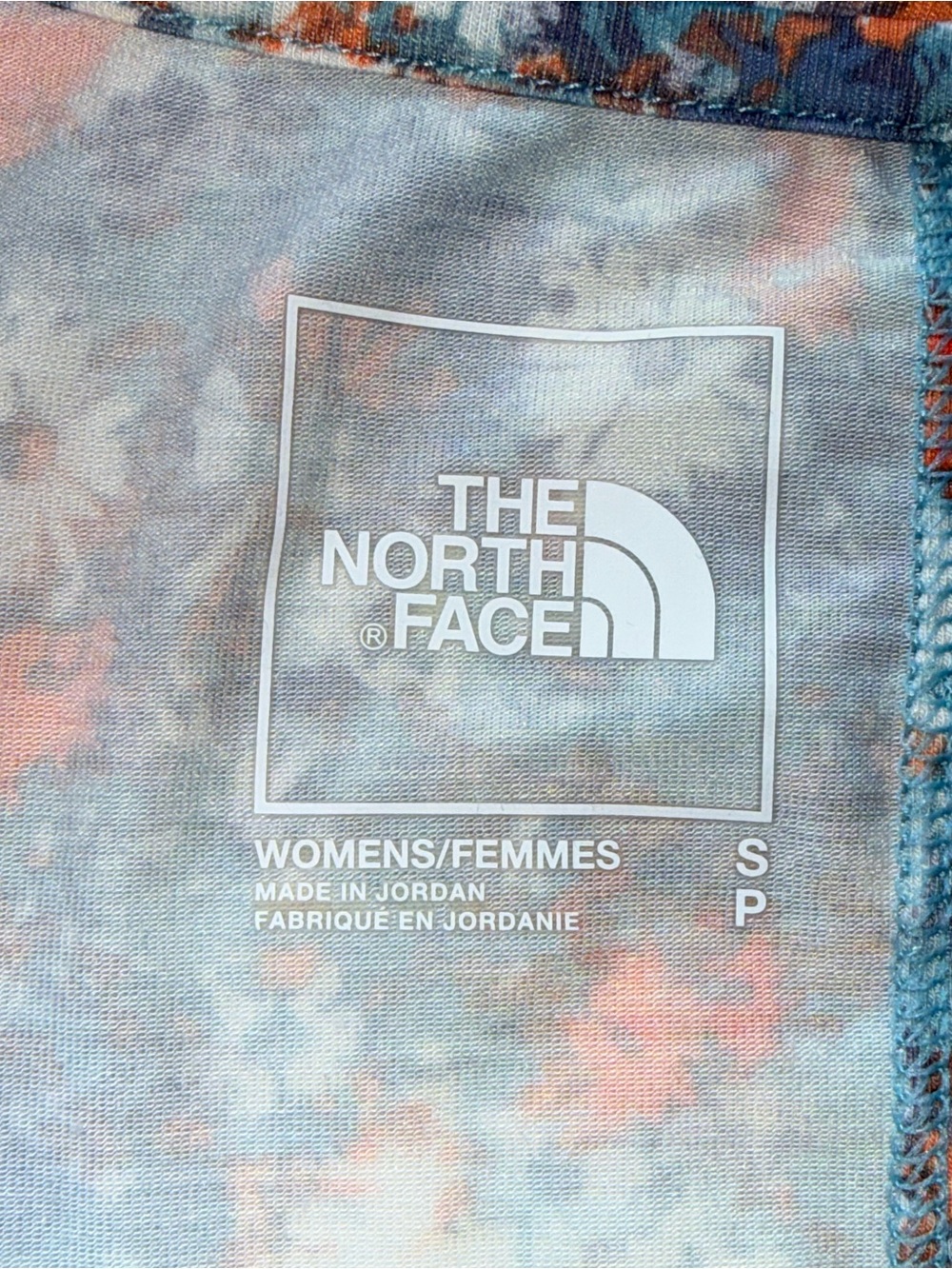 The North Face Women’s Small Floral Cap Sleeve Keyhole Back Active Top - Picture 7 of 13